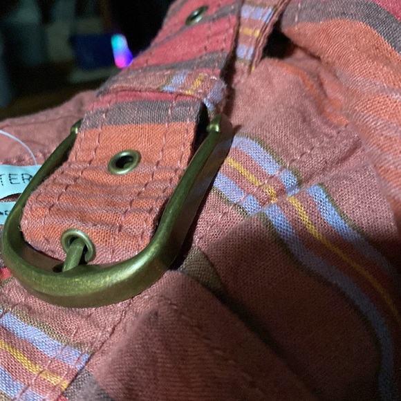 NWOT Urban Outfitters size XS Ventura striped buckle wrap skirt - Picture 6 of 12